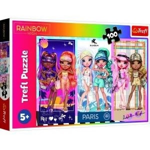 Trefl Puzzle - 100 - Rainbow dolls - MGA Rainbow high Trefl 16444