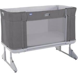 Chicco Бебешка кошара Chicco - Next 2 Me Forever, Moon Grey (J0734) - baby