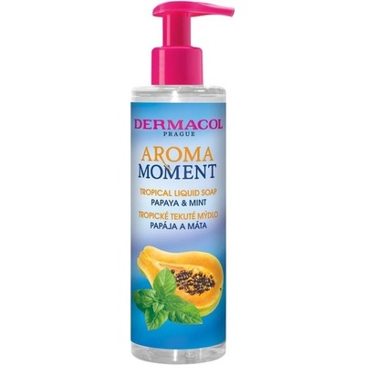 Dermacol Aroma Moment Papaya & Mint tekuté mydlo na ruky 250 ml