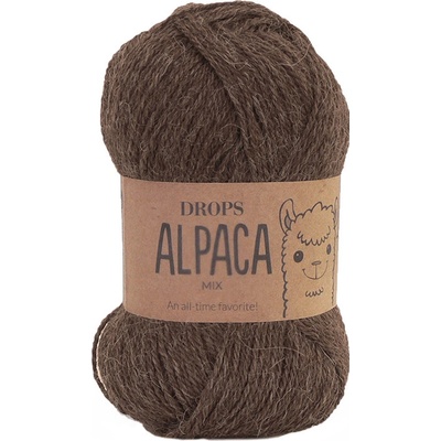 Příze DROPS Alpaca mix 9043 - kávová