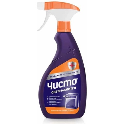 Чисто Дезинфекциращ спрей обезмаслител ЧИСТО ЗА КУХНЯ 500 мл (ч-2031-000045_1)