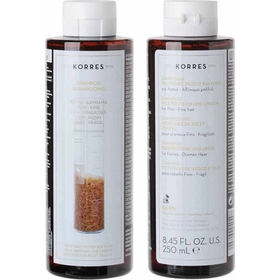 Korres Rice Proteins & Linden Shampoo 250 ml
