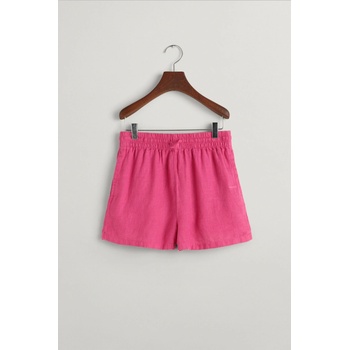 Gant Relaxed linen shorts fialová