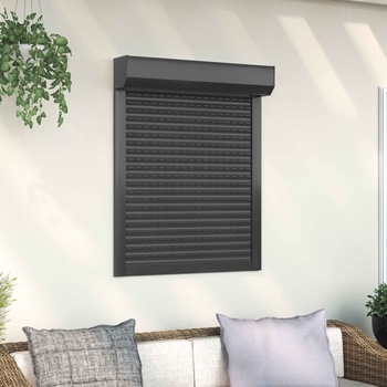 vidaXL Ролетна щора Антрацит 70 x 100 cm Алуминий и полиреутан (42047063)