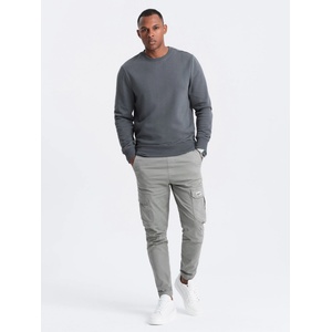 Ombre Clothing Мъжки памучен суитчър BASIC Ombre Clothing Ombre Clothing | Siv | МЪЖЕ | S