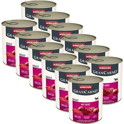 Animonda GranCarno Adult свинско с сърца 12 x 800 г