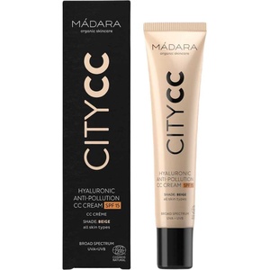 MÁDARA Cosmetics CITY CC Hyaluronic Anti-Pollution CC Cream SPF15 40 ml BB Cream Beige