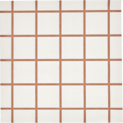 Muurla Хартиени салфетки Check & Stripes 33 x 33 см 20 бр (34-033-01)
