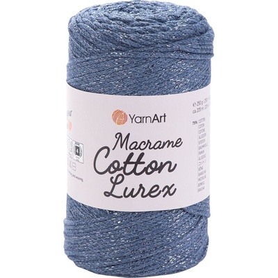 YARNART Macrame Cotton Lurex 2 mm 205 m 730 юта (Macrame Cotton Lurex 730)