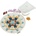 Plan Toys Дървена мозайка - Мандала 60 части - Plan Toys (8900)
