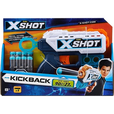 Alltoys X Shot kickback pistole s 8 náboji