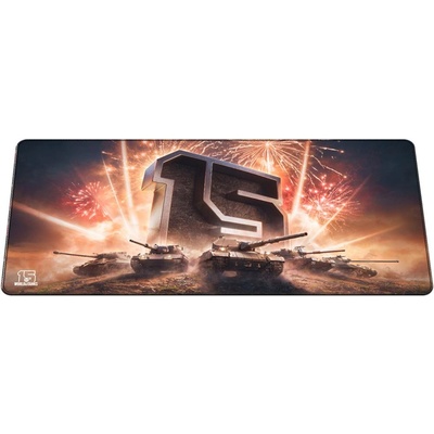 FS Holding Геймърски пад World of Tanks 15 Anniversary, XL (FWOT15ANMOUSPADXL)