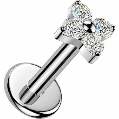 MARRE Piercing do brady labreta TITAN (1,2 x 8 mm) - TIT1744-1208