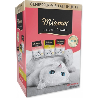Miamor Ragout Royale morka losos teľacie v želé multipack 1200 g