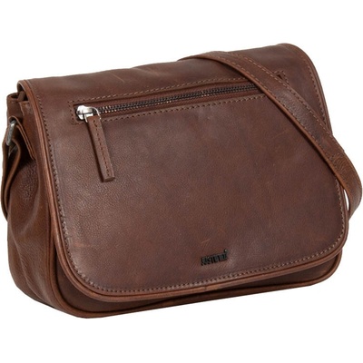 Justified dámská kožená crossbody kabelka Melis hnědá