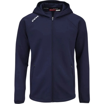 CCM LOCKER ROOM FLEECE FULL ZIP HOODIE true navy