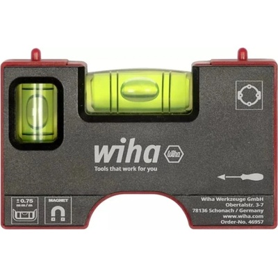 Wiha Мини нивелир за гнезда, магнитен, 80 мм, джобен, 46957 (46957)