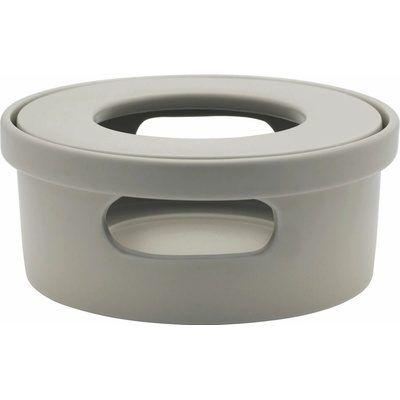 Bredemeijer Skagen Ohřívač na čajovou konvici, porcelán, šedý, výška 60 mm, průměr 140 mm