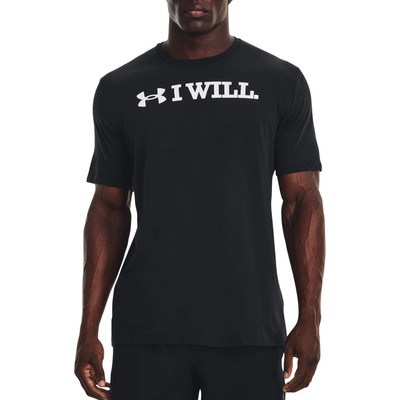 Under Armour Тениска Under Armour Under Armour I Will T-Shirt Черен Velikost M