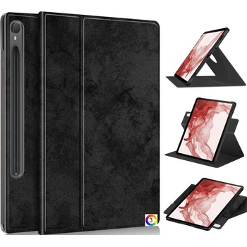 Samsung Galaxy Tab S10 FE Rotary Stand Cover Кожен Калъф и Протектор