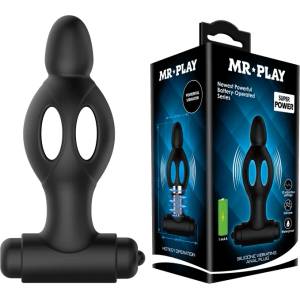  Вибриращ анален разширител, 11, 8см. - Mr Play Anal Plug (D-226639)