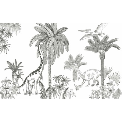 Lilipinso Detská tapeta Jurassic Period 400 cm x 248 cm