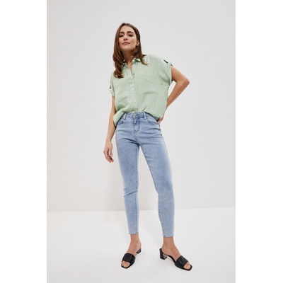 Moodo Светлосини дънки със среден талия и джобове Moodo Moodo | Sin | ЖЕНИ | XS