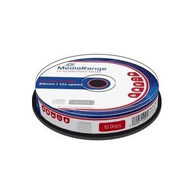 MediaRange CD-RW 700MB (80 мин) 12x - 10 бр в шпиндел