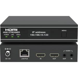 EVOCONNECT Енкодер HDMI 4K@60 за Стрийминг H. 264/H. 265, HDMI IN & OUT, Audio-IN & OUT (Stream4K)