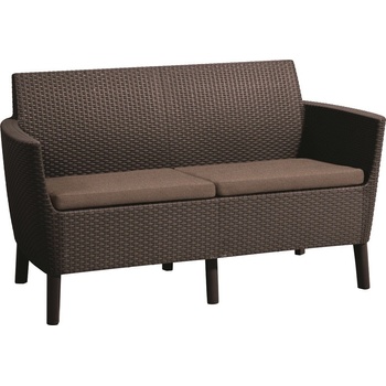 Allibert Salema 2 seater sofa hnedá