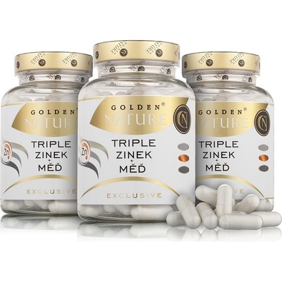 Golden Nature 2+1 Exclusive Triple Zinek + Měď 300 kaplí
