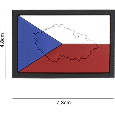 Nášivka vlajka Česká republika 101INC®