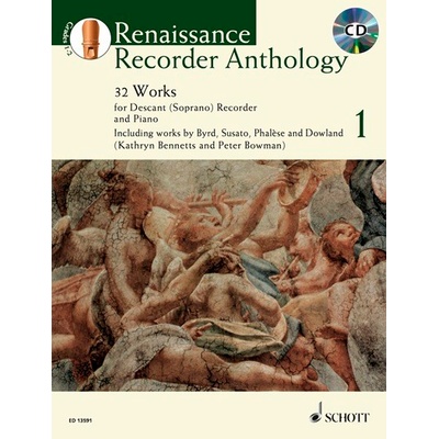 Renaissance Recorder Anthology 1 + CD sopránová zobcová flauta a klavír