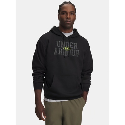 Under Armour mikina UA Rival Flc Camo Fill Hdy Černá