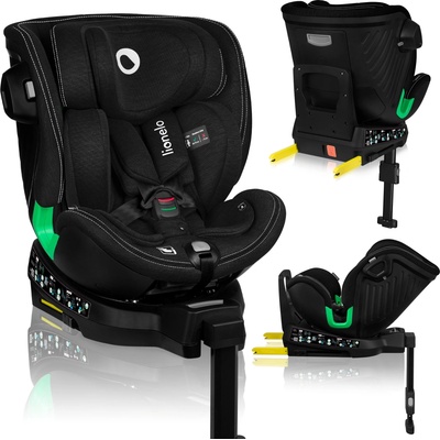 Lionelo HARMONY I-SIZE 2024 BLACK CARBON BAMBOO