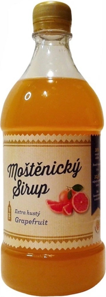 Moštěnický Sirup Grapefruit 0,7 l