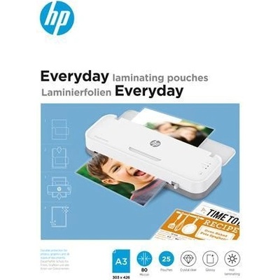 Laminovacia fólia, 80 mikrónov, A3, lesklá, 25 ks, HP "Everyday"