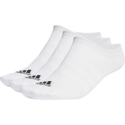 adidas Дамски чорапи Adidas Thin and Light No Show 3 Pack Socks Womens - White/Black