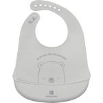 KikkaBoo Лигавник силиконов Bear with me Grey (31303030045) - salemax