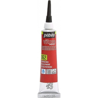 Pébéo Kontúra na sklo Vitrea 160 20 ml 62 Pepper Red