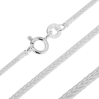 Šperky eshop Řetízek ze stříbra hustý čtverhranný řetízek AA12.04