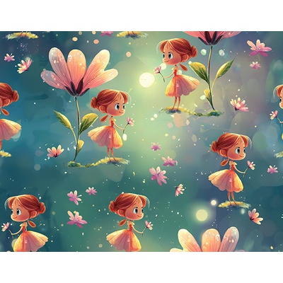 Takoy Úplet Milano 150 cm rusovláska pod velkou květinou – Zboží Dáma