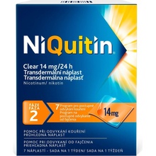 NIQUITIN CLEAR TDR 14MG/24H TDR EMP 7 I