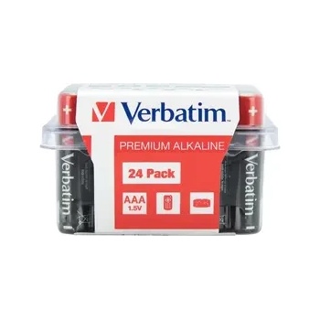 Image 1 of Verbatim Батерия, Verbatim ALKALINE BATTERY AAA 24 PACK (BOX) (49504)
