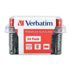 Verbatim Батерия, Verbatim ALKALINE BATTERY AAA 24 PACK (BOX) (49504)