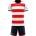 Givova Къси панталони Givova Rugby Kit Jersey with Shorts white/red