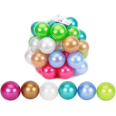 Mikro Топки за игрални кътове перлени 8см 40бр 24м + в мрежа