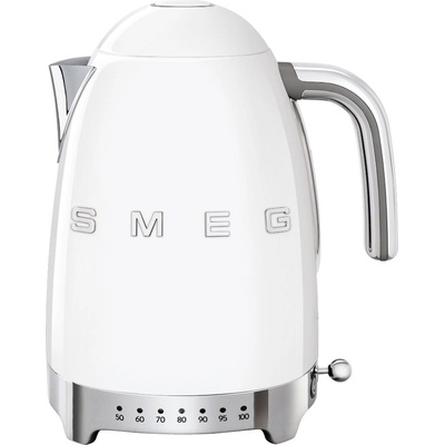 Smeg Електрическа кана с регулиране на температурата KLF04PBEU 1, 7л, бяла, Smeg (SMEKLF04WHEU)