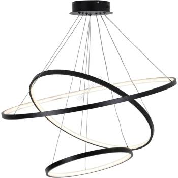 Polux Led Пендел lea led/60w/230v 4000k Ø 80 см черен (sa2247)