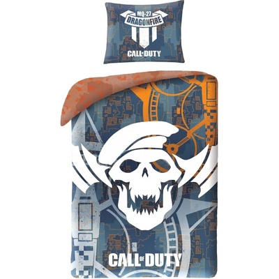 Halantex Детски спален комплект Halantex - Call of Duty, Сив (COD5530BL)